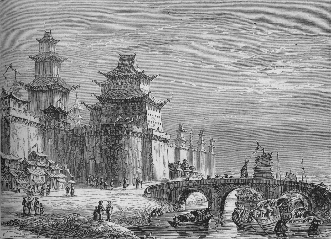 Westtor, Peking, ca. 1880 von Unbekannt