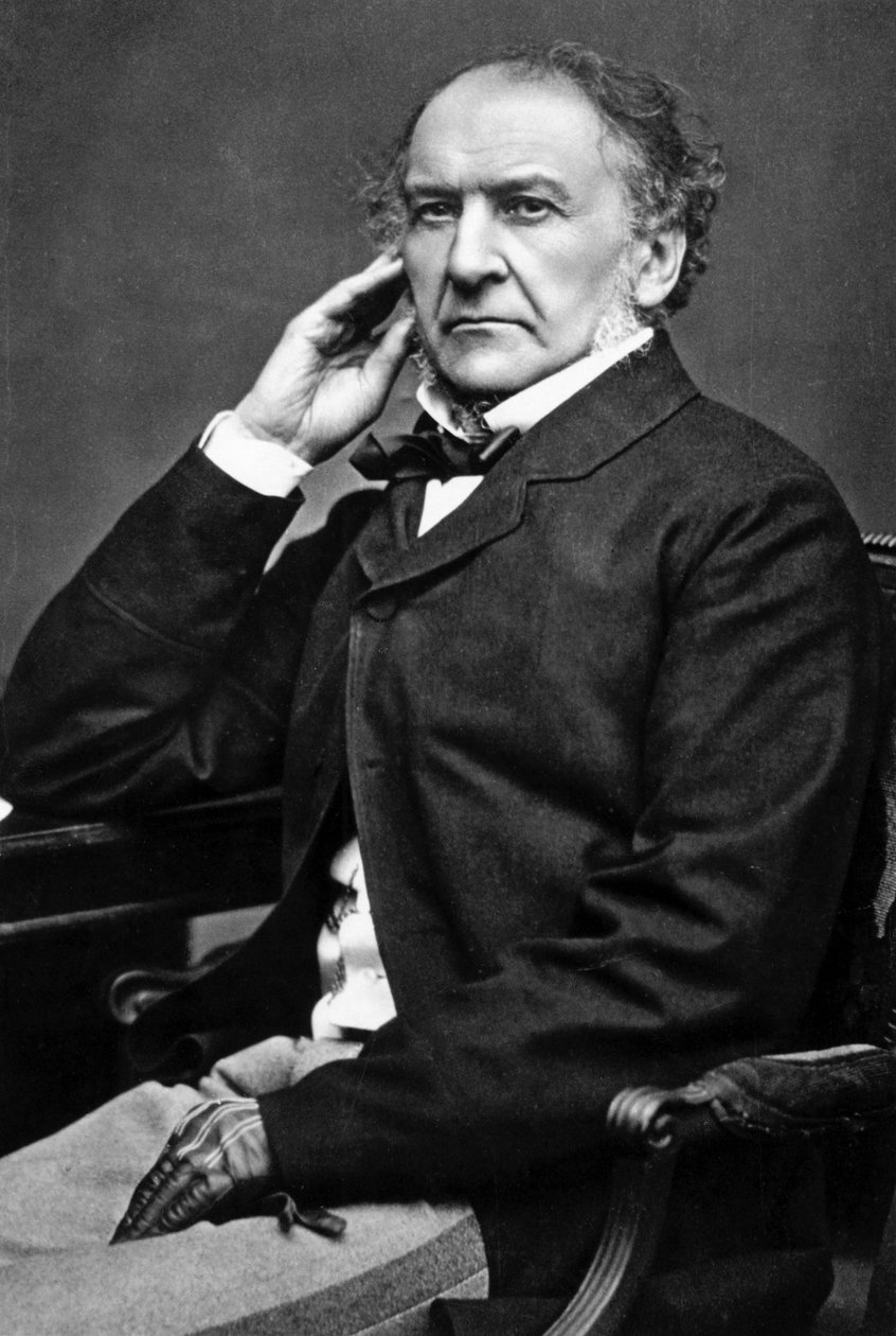 William Ewart Gladstone, britischer liberaler Staatsmann, 19. Jahrhundert von Unbekannt