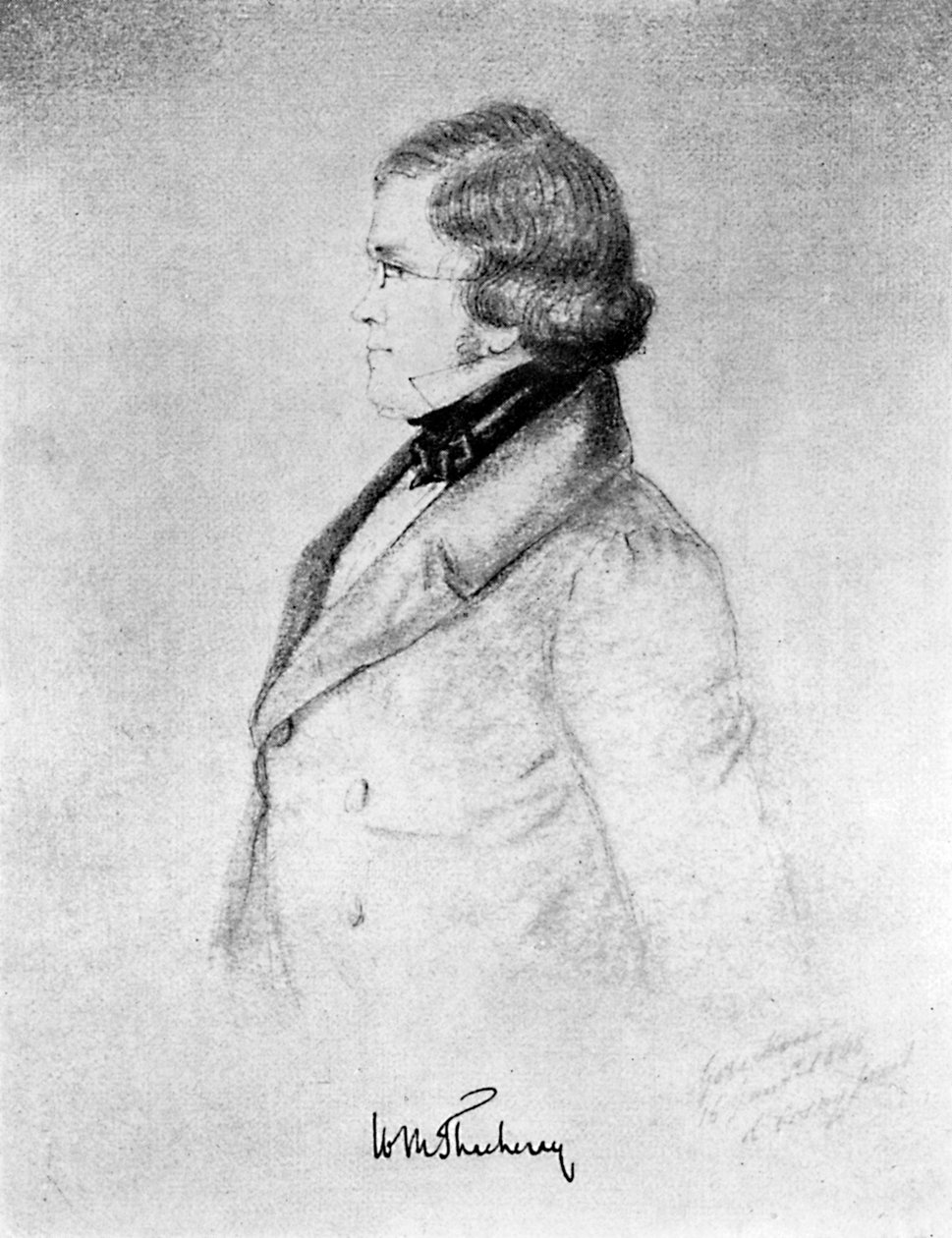 William Makepeace Thackeray, anglo-indischer Romanautor, 1912 von Unbekannt