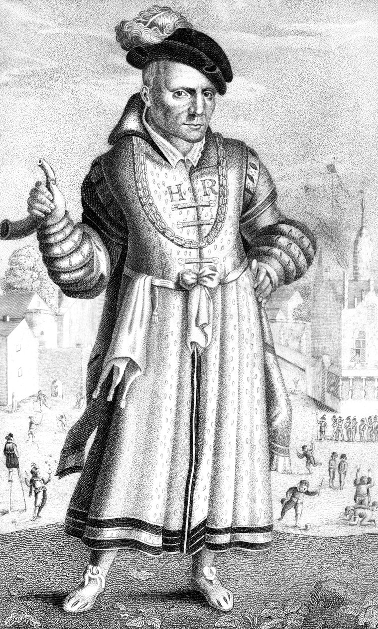William Sommers, Hofnarr von Heinrich VIII., 1825 von Unbekannt