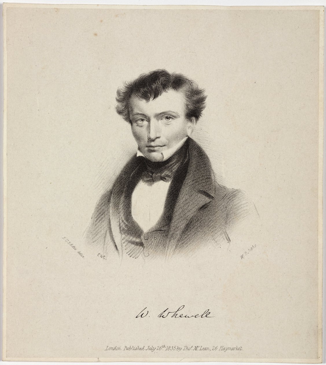 William Whewell, englischer Universalgelehrter, ca. 1820er von Unbekannt