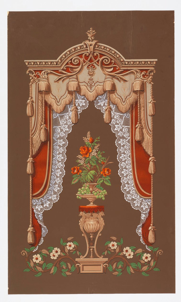 Fensterrollo (USA), ca. 1860 von Unbekannt