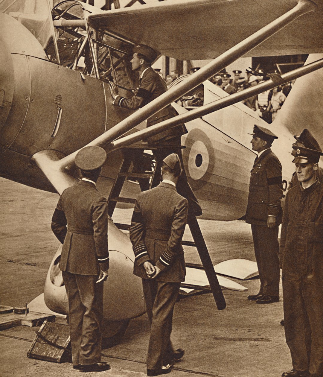 Mit der Royal Air Force, 1937 von Unbekannt