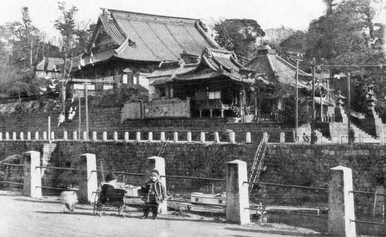 Yakushi-Buddhistischer Tempel, Motomachi, Yokohama, Japan, 20. Jahrhundert von Unbekannt