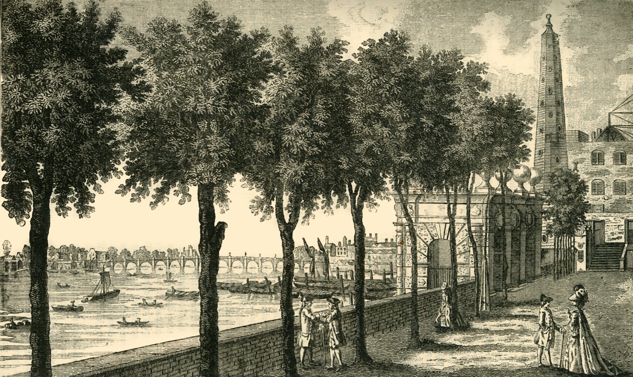 York Stairs und der Wasserturm, 1881 von Unbekannt