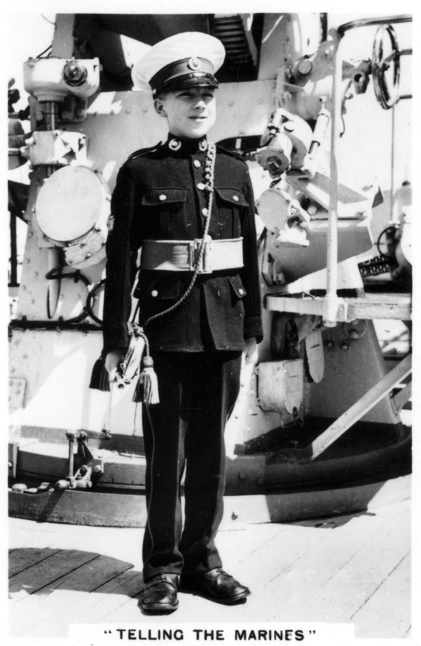 Junger Trompeter der Royal Marines, 1937 von Unbekannt