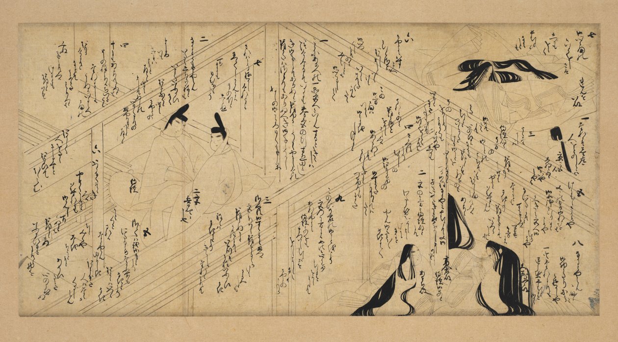Yujo Monogatari Emaki, 1336-92 von Unbekannt