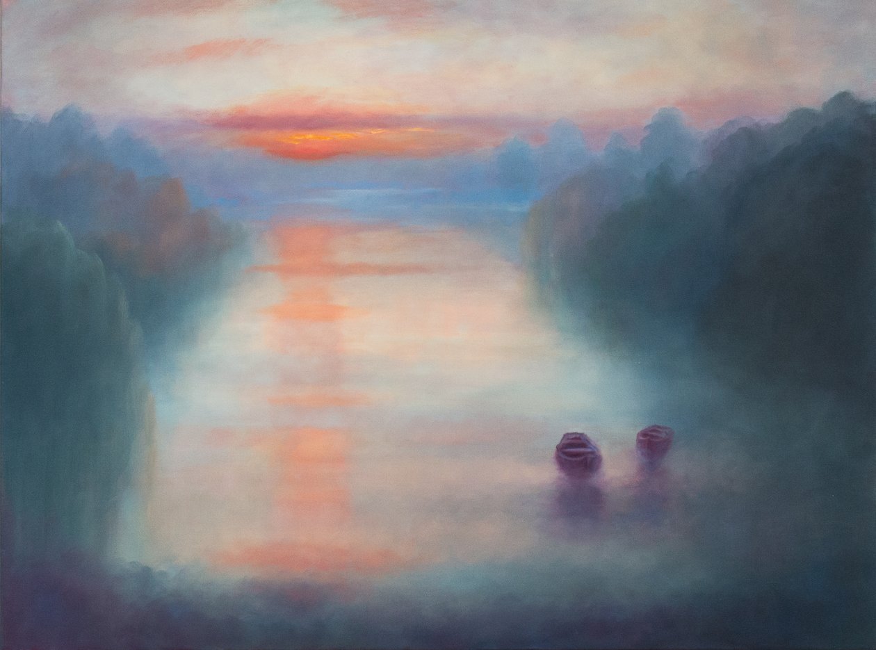 Morgennebel, 2017 von Unbekannt Unbekannt