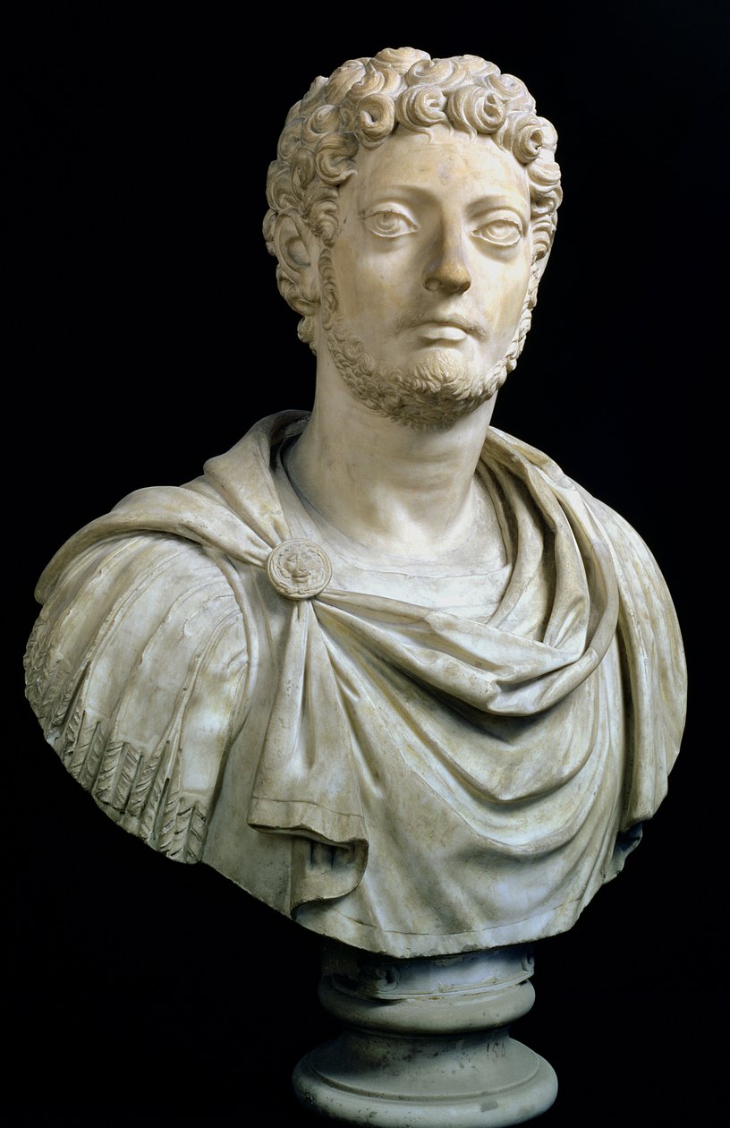 Porträtbüste von Kaiser Lucius Aurelius Commodus von Unbekannt Unbekannt