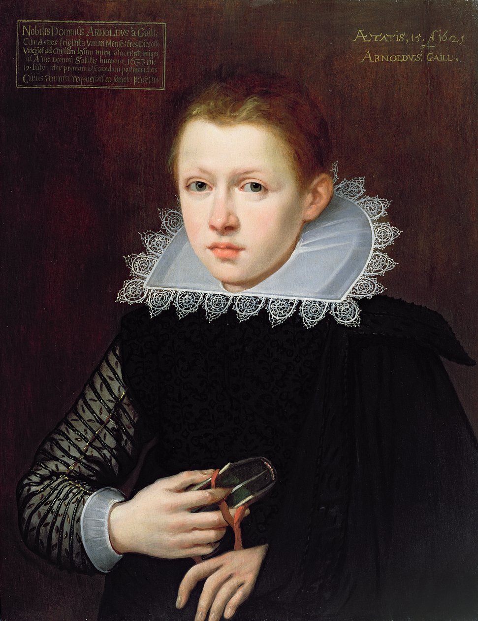Porträt eines jungen Jungen, 1621 von Unbekannt Unbekannt