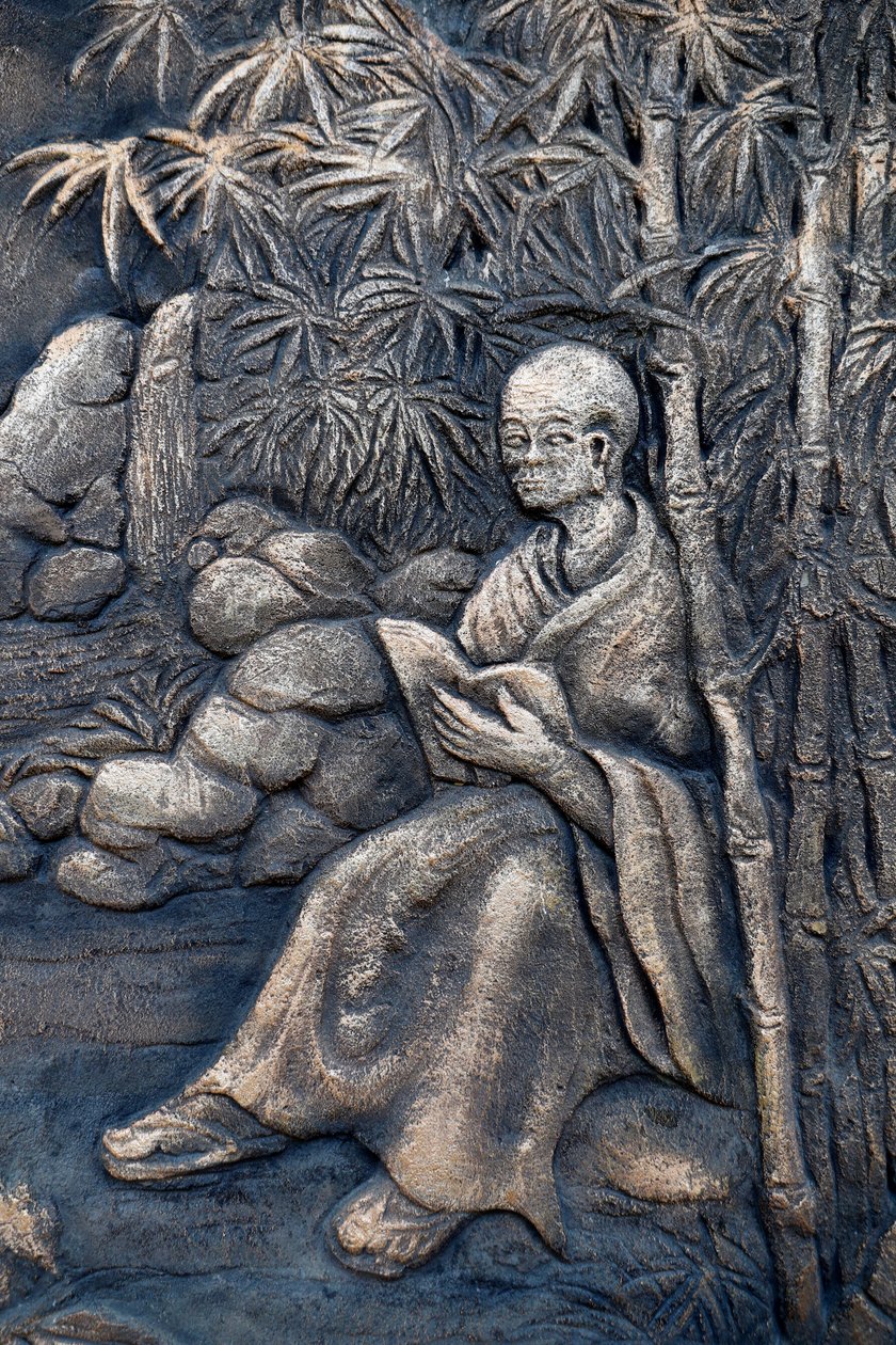 Truc Lam buddhistischer Tempel, buddhistischer Mönch, Dalat, Vietnam von Unbekannt Unbekannt