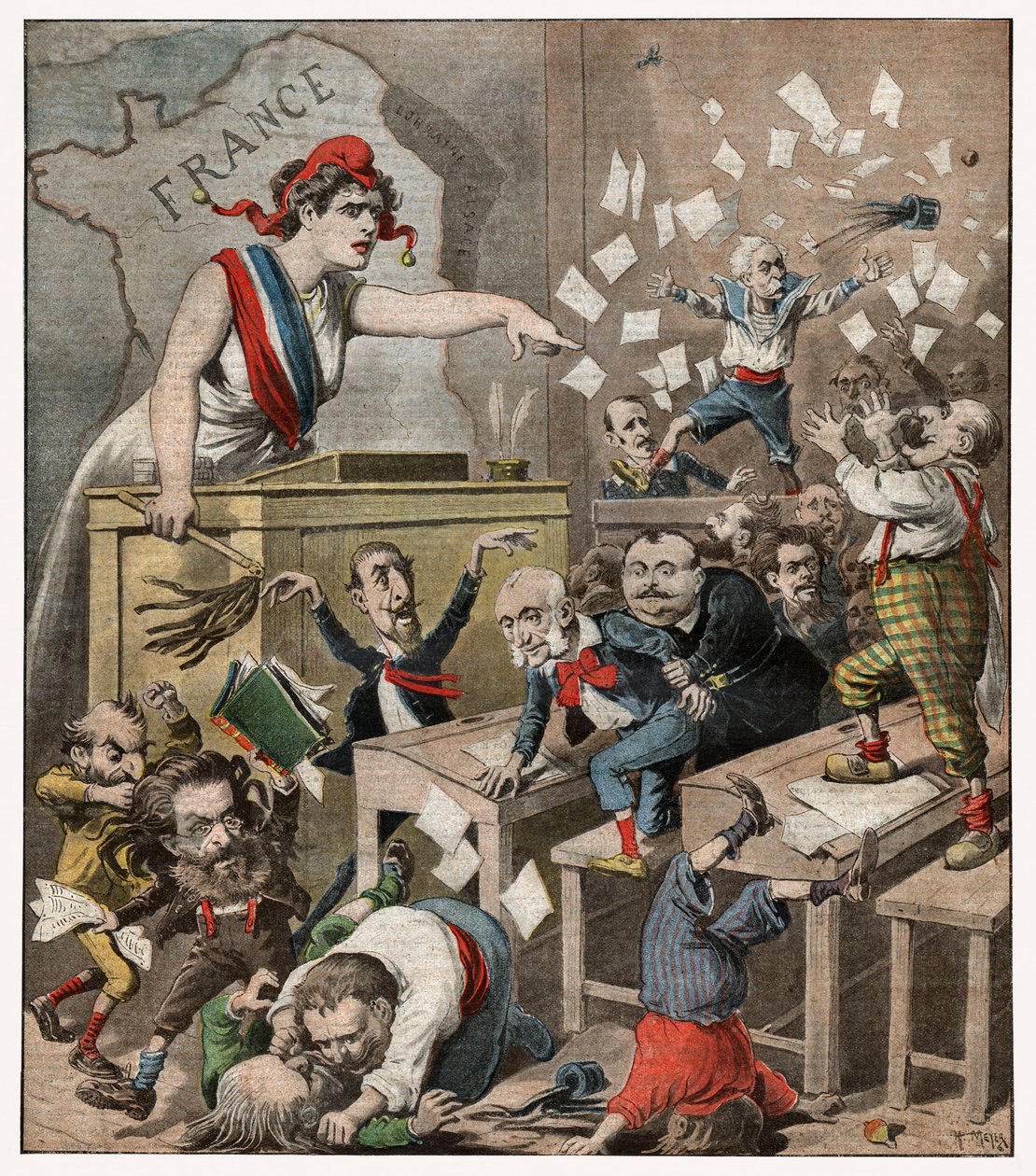 Wahlen 1898 von Unbekannter Künstler