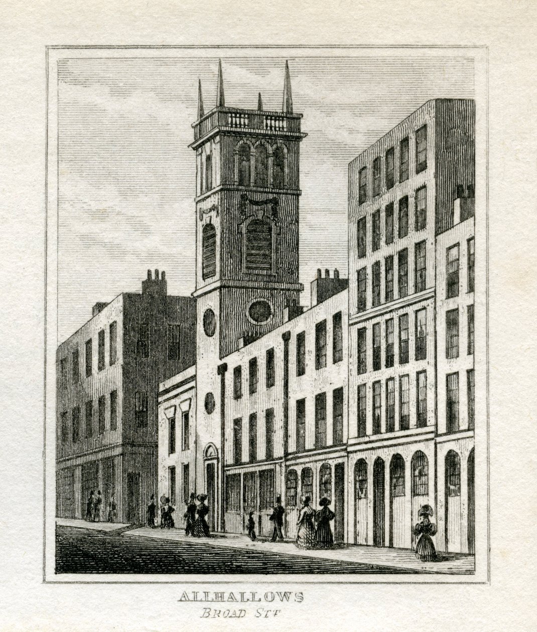 Allhallows Kirche von Unbekannt