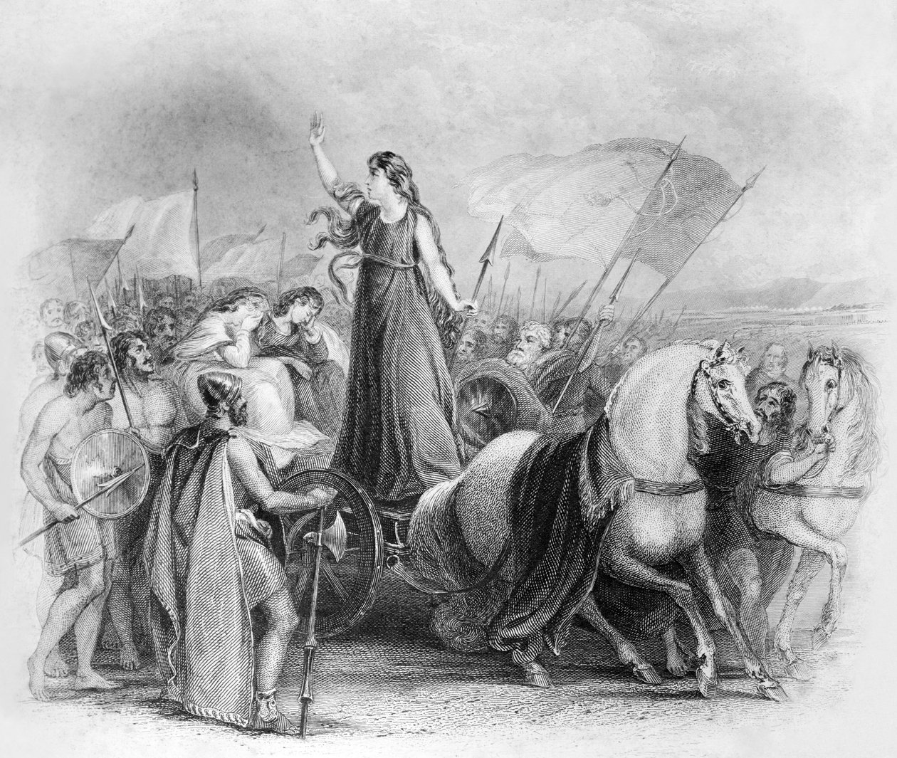 Boudica / Boadicea von Unbekannter Künstler