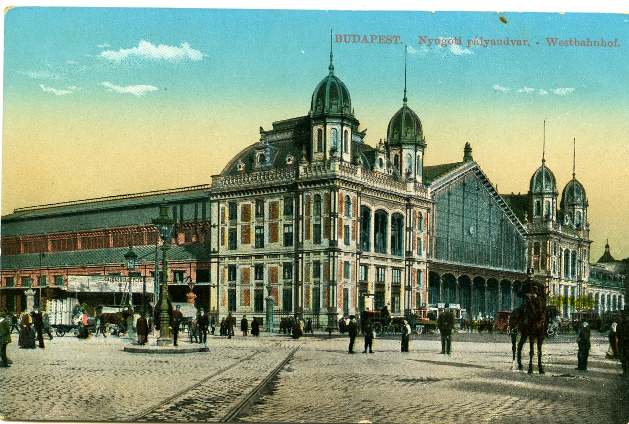 Budapest - Westbahnhof (Nyugoti pályaudvar) von Unbekannter Künstler