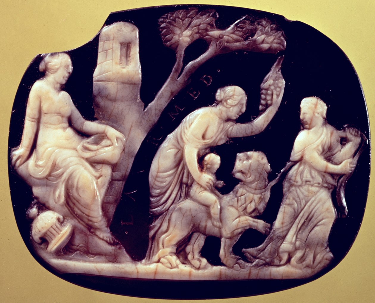Kamee der Kindheit des Dionysos von Unbekannt