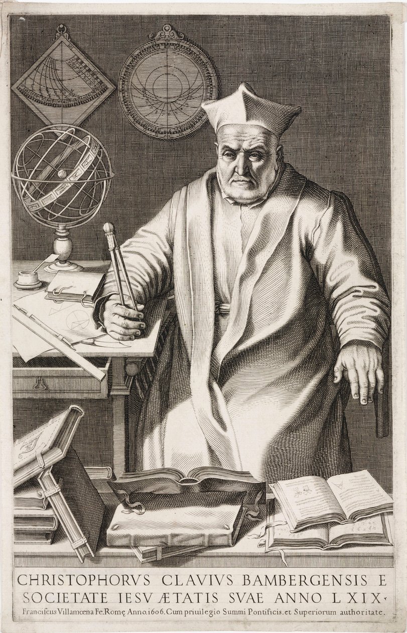 Christopher Clavius, deutscher Jesuitenpriester und Mathematiker von Unbekannt