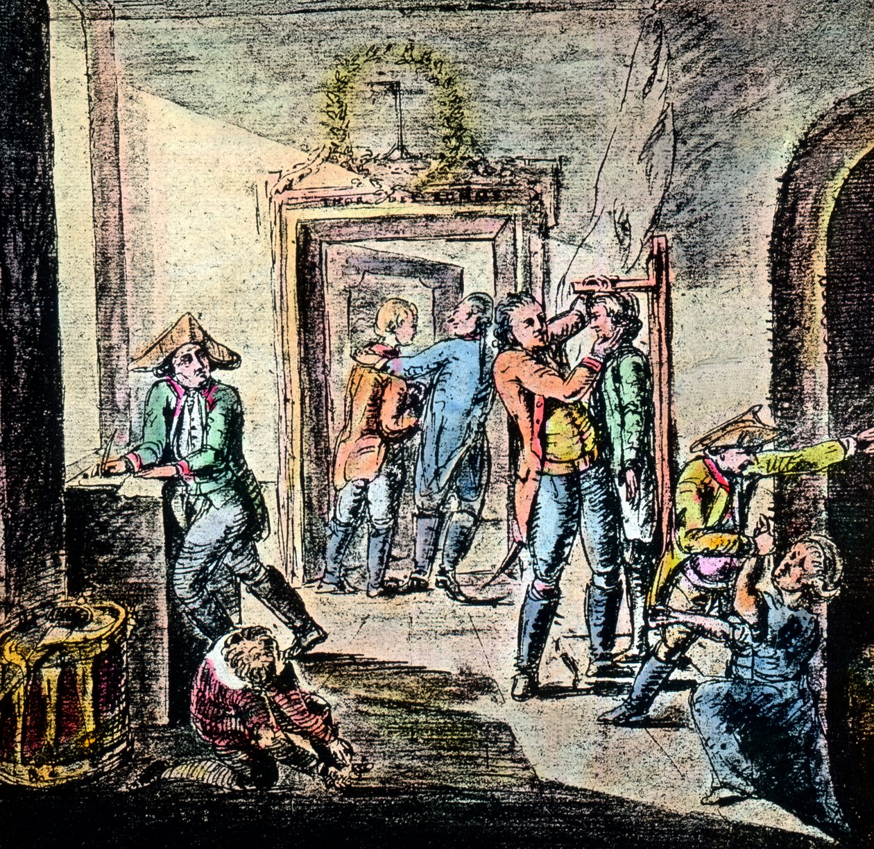 Einberufung in der Stadt Apolda von Unbekannter Künstler