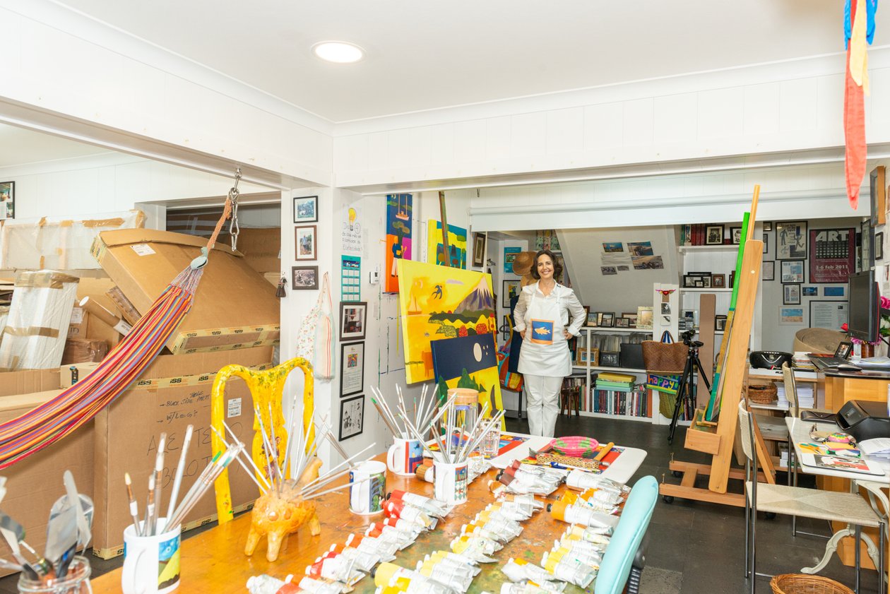 Cristina Rodriguez in ihrem Studio von Bartolome Esteban and studio Murillo