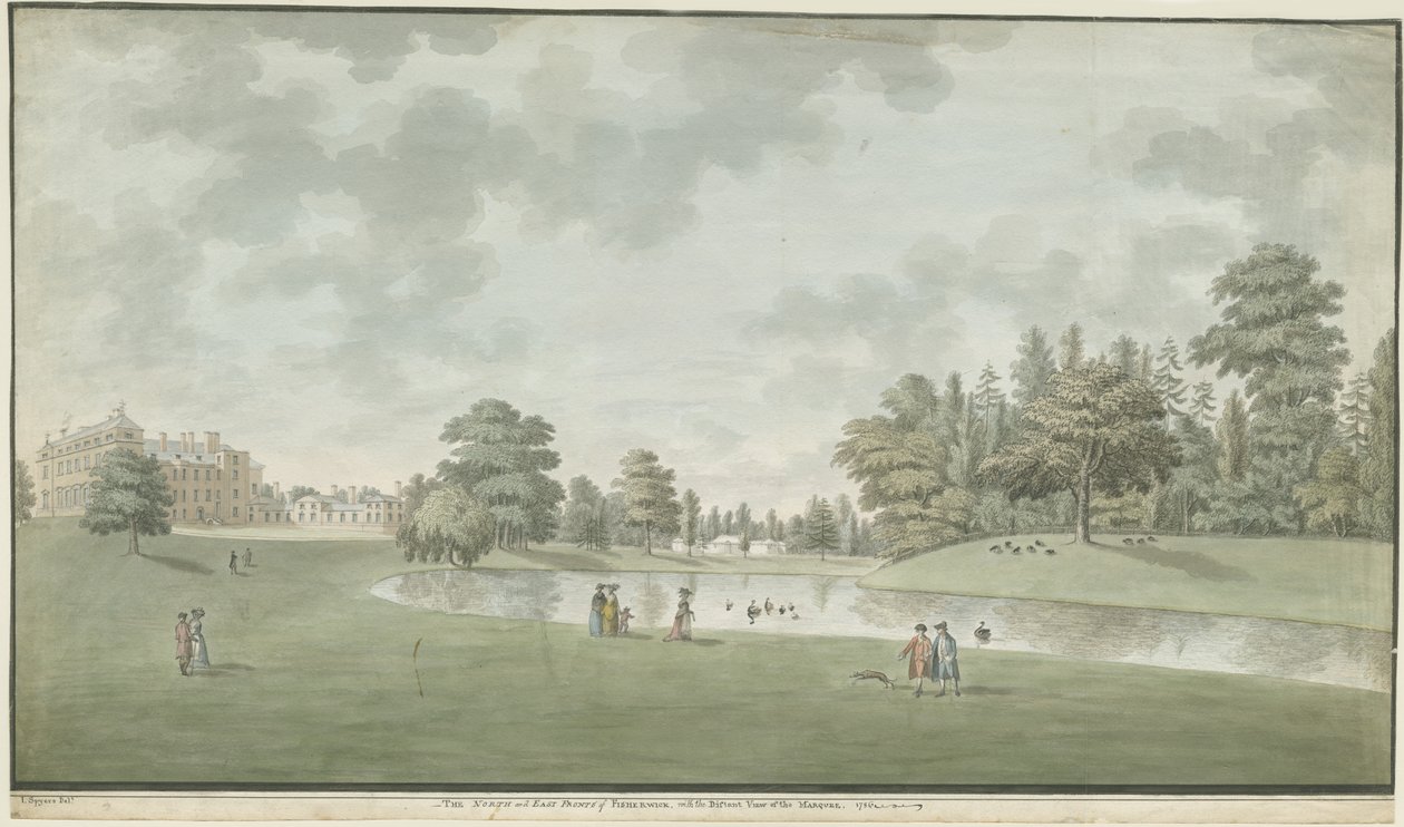 Fisherwick Hall von Unbekannt