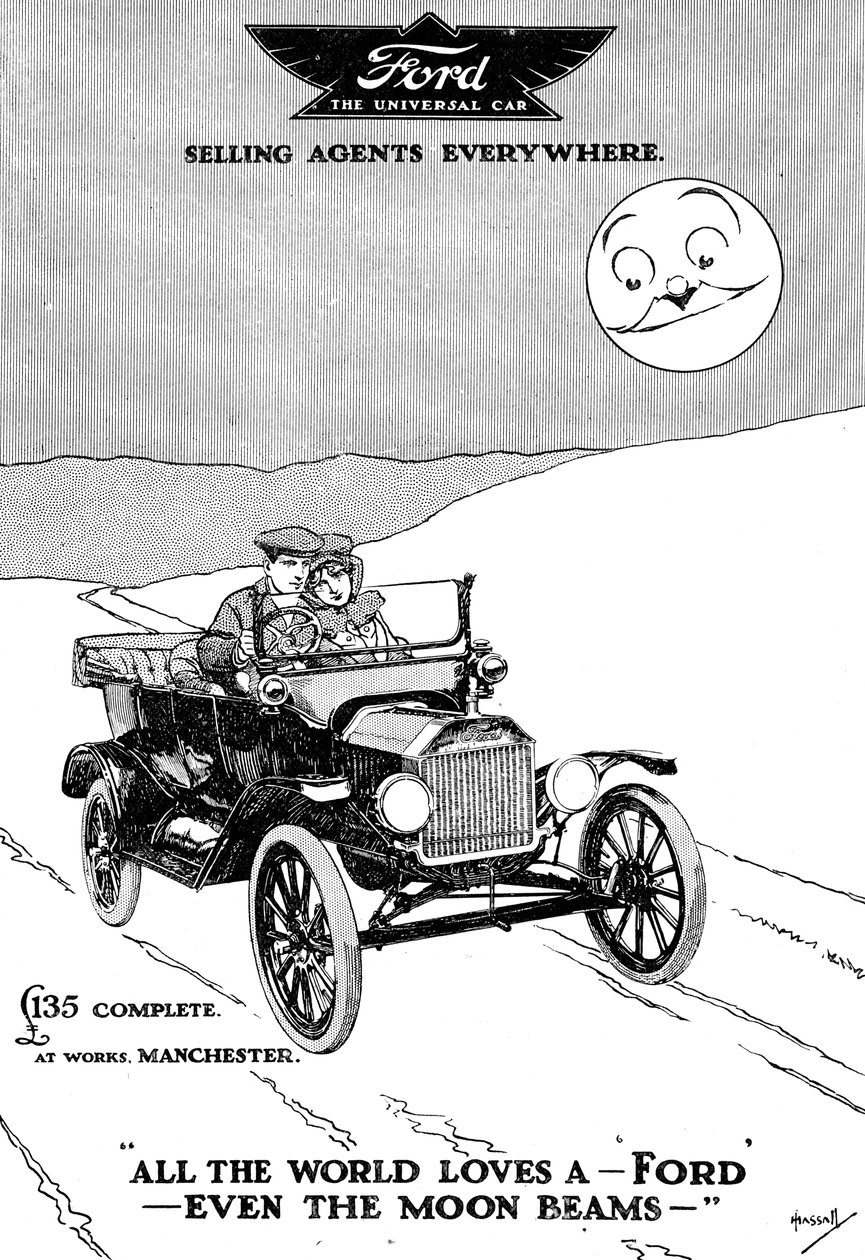 Ford-Werbung von Unbekannter Künstler