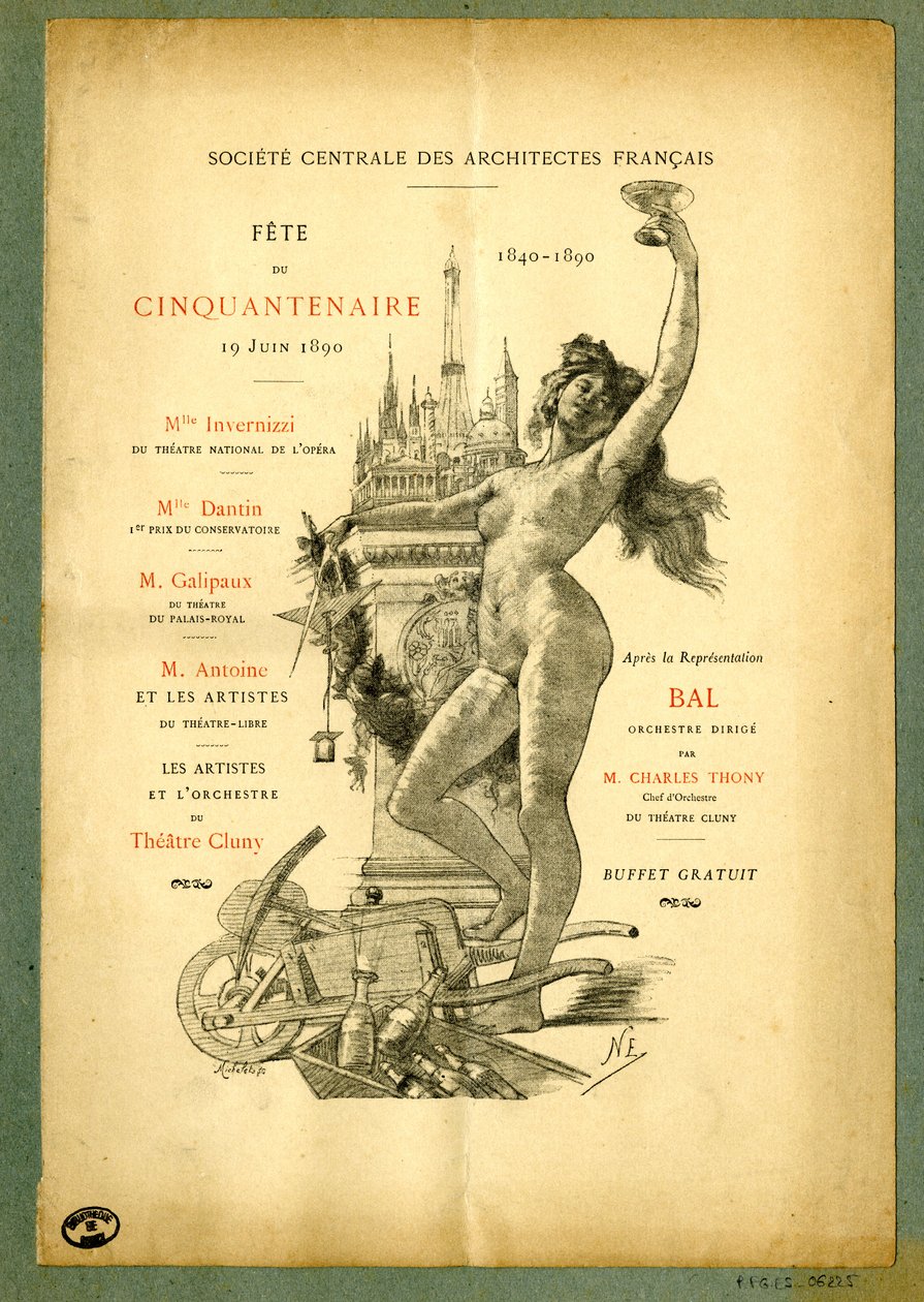 Fête du cinquantenaire von Unbekannter Künstler