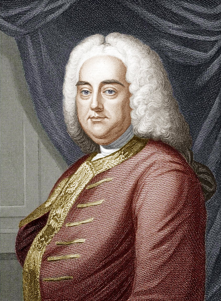 Georg Friedrich Händel (Farbstich) von Unbekannter Künstler