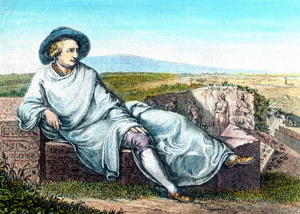 Goethe in der Campagna von Unbekannter Künstler