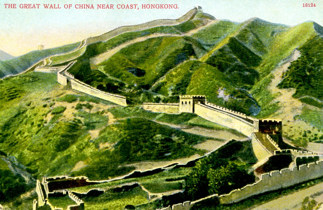 Große Mauer von China von Unbekannter Künstler