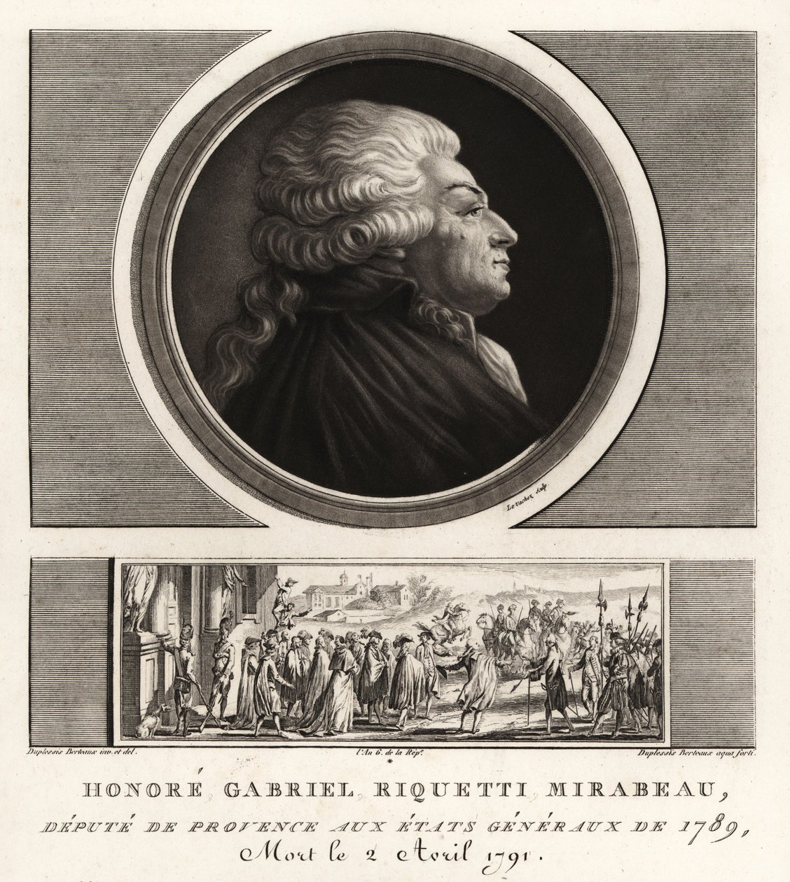 Honore Gabriel Riquetti, Graf von Mirabeau von Unbekannt