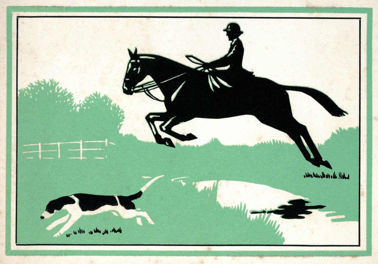 Reiten von Unbekannter Künstler