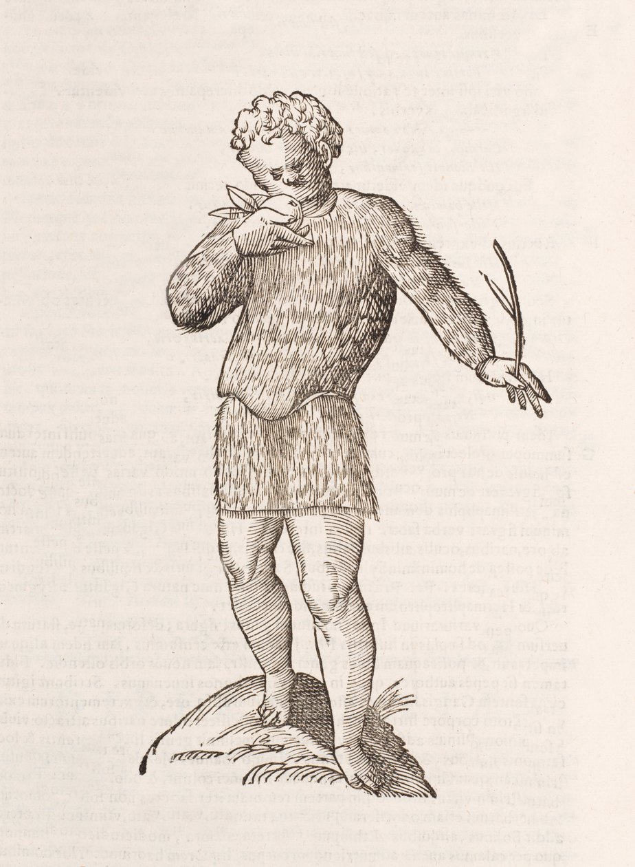 Illustration eines Mannes von Unbekannt
