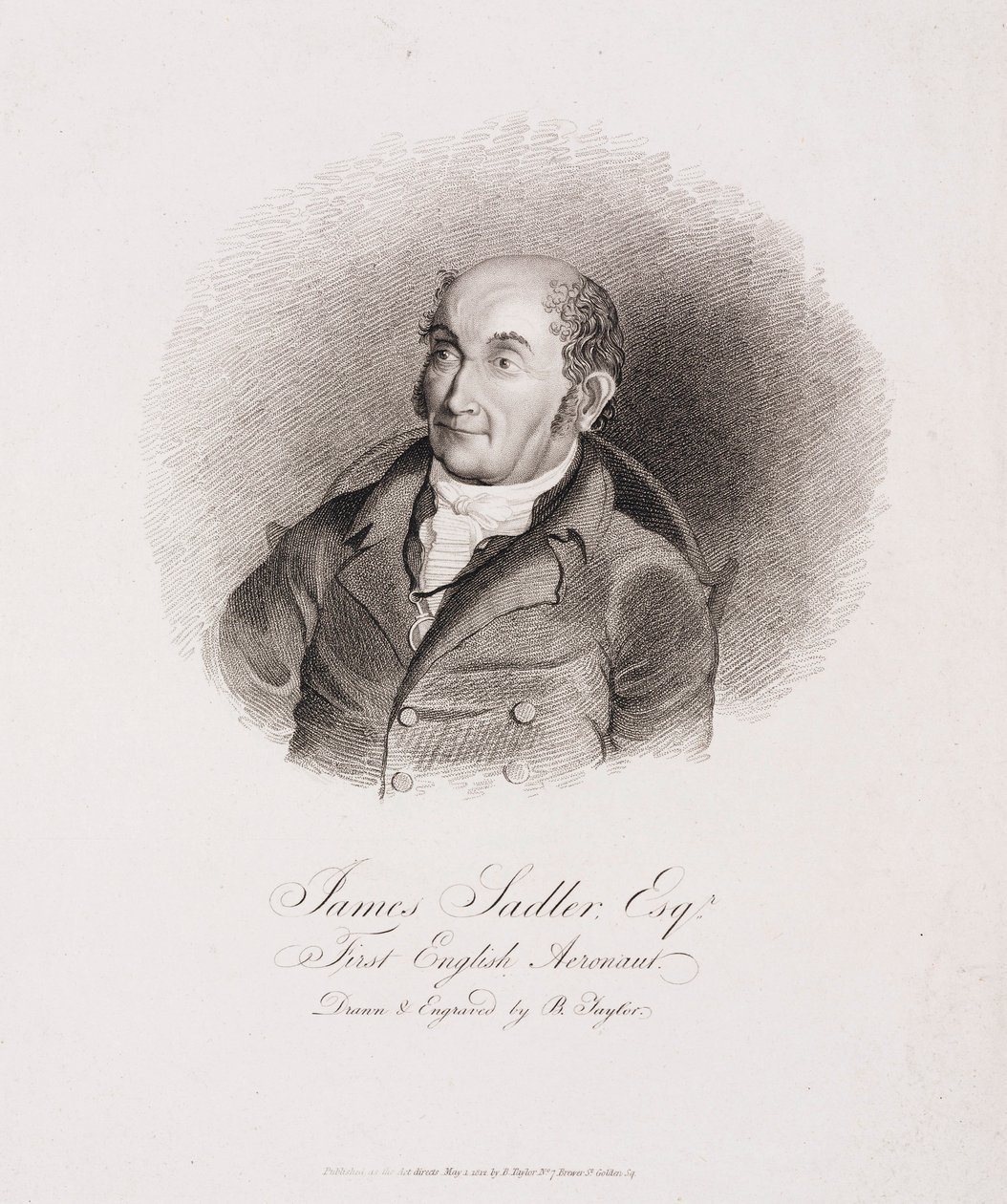 James Sadler, der erste englische Aeronaut von Unbekannt