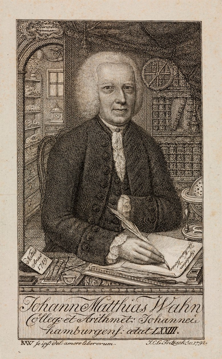 Johann Matthias Wahn, deutscher Mathematiker, ca. 1792 von Unbekannt
