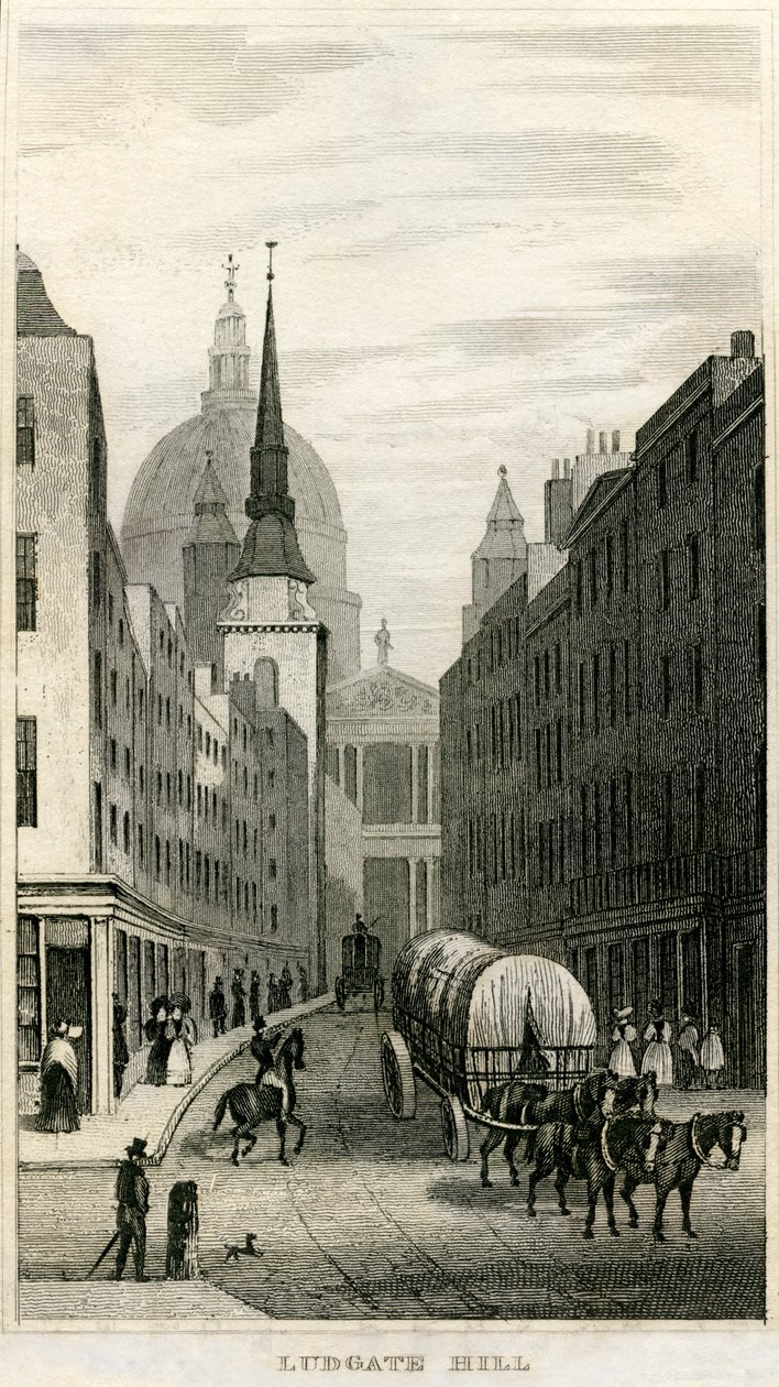 Ludgate Hill von Unbekannt
