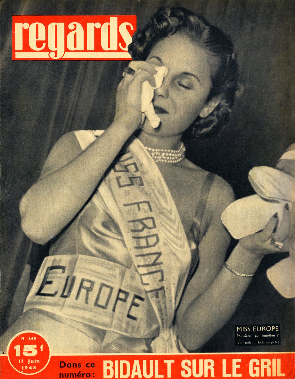 Miss Frankreich 1948 (Presse) von Unbekannt