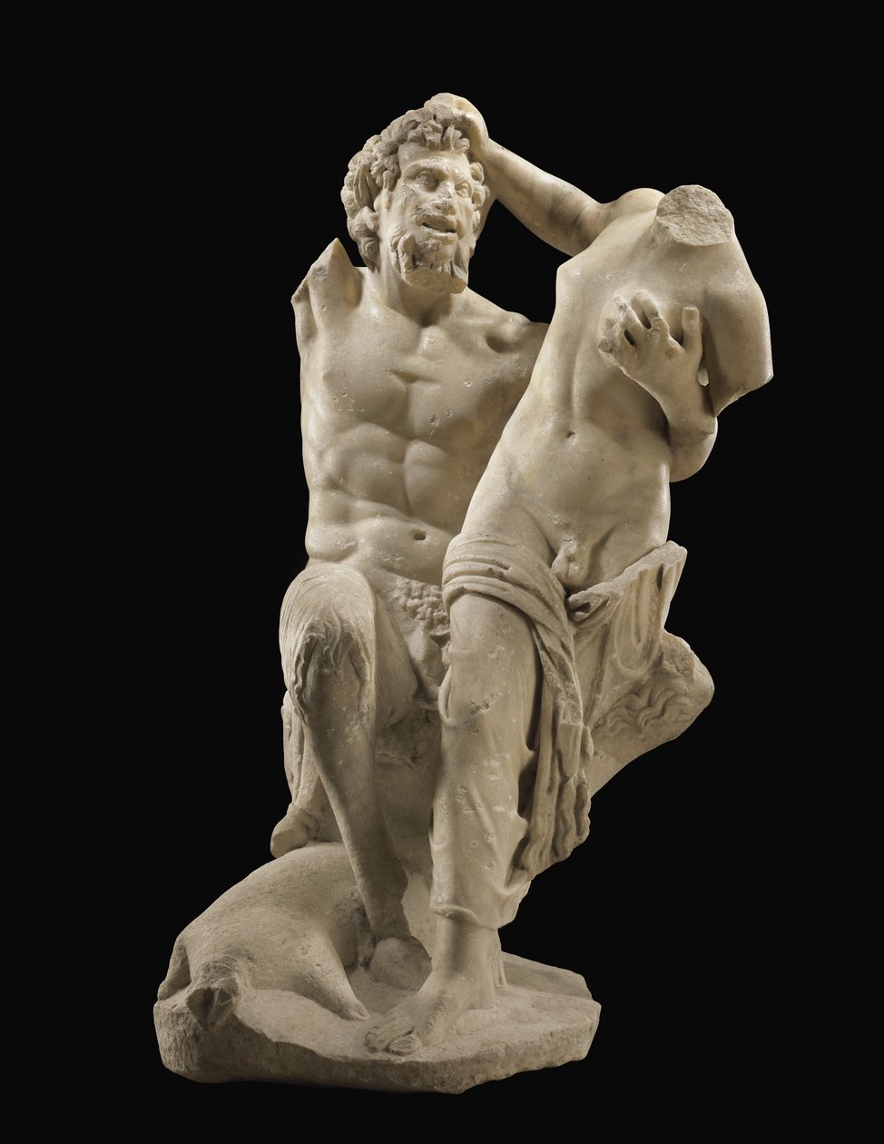 Pan und Hermaphrodit, ca. 1. Jahrhundert n. Chr. von Unbekannt
