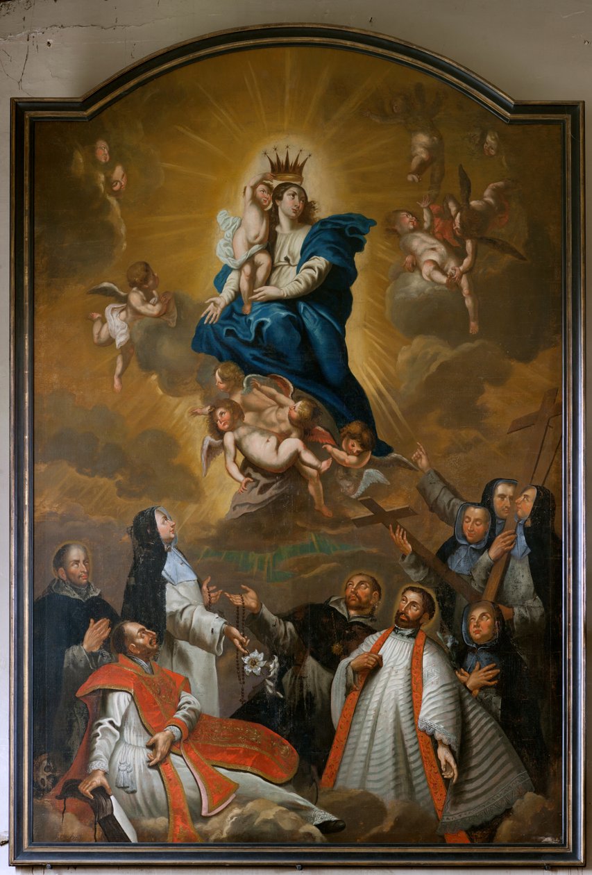 Pfarrkirche. Innenraum. Malerei. von Unbekannter Künstler