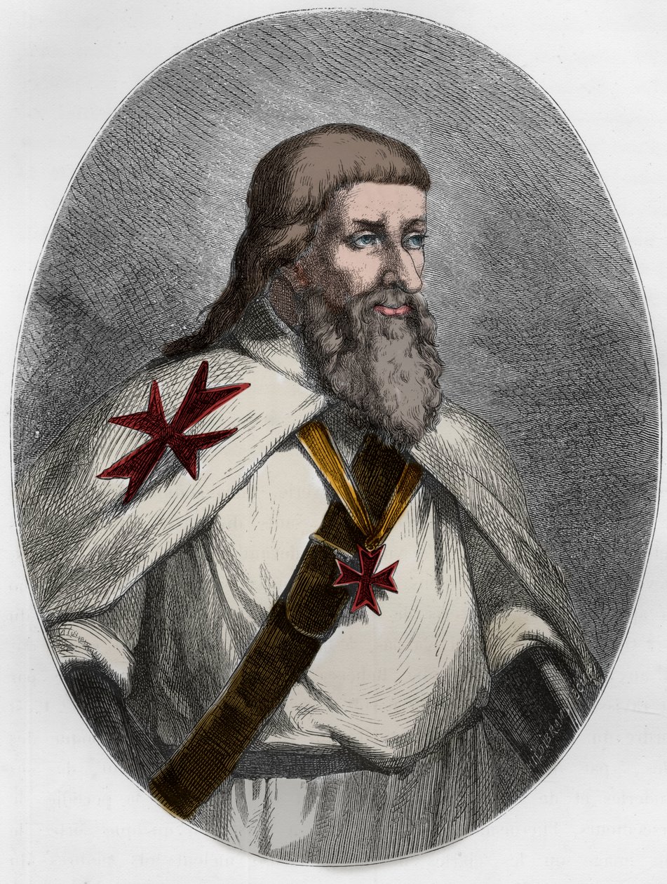 Porträt von Jacques de Molay von Unbekannt