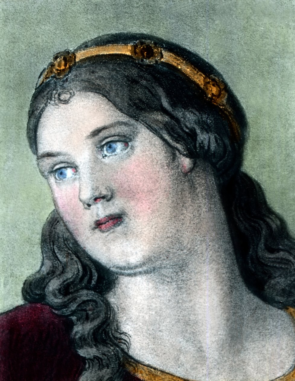 Heilige Elisabeth als Teenager von Unbekannter Künstler