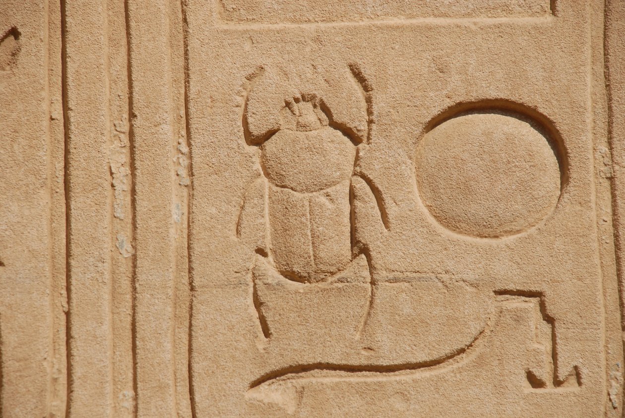 Skarabäuskäfer, Karnak, Luxor, Ägypten von Unbekannt