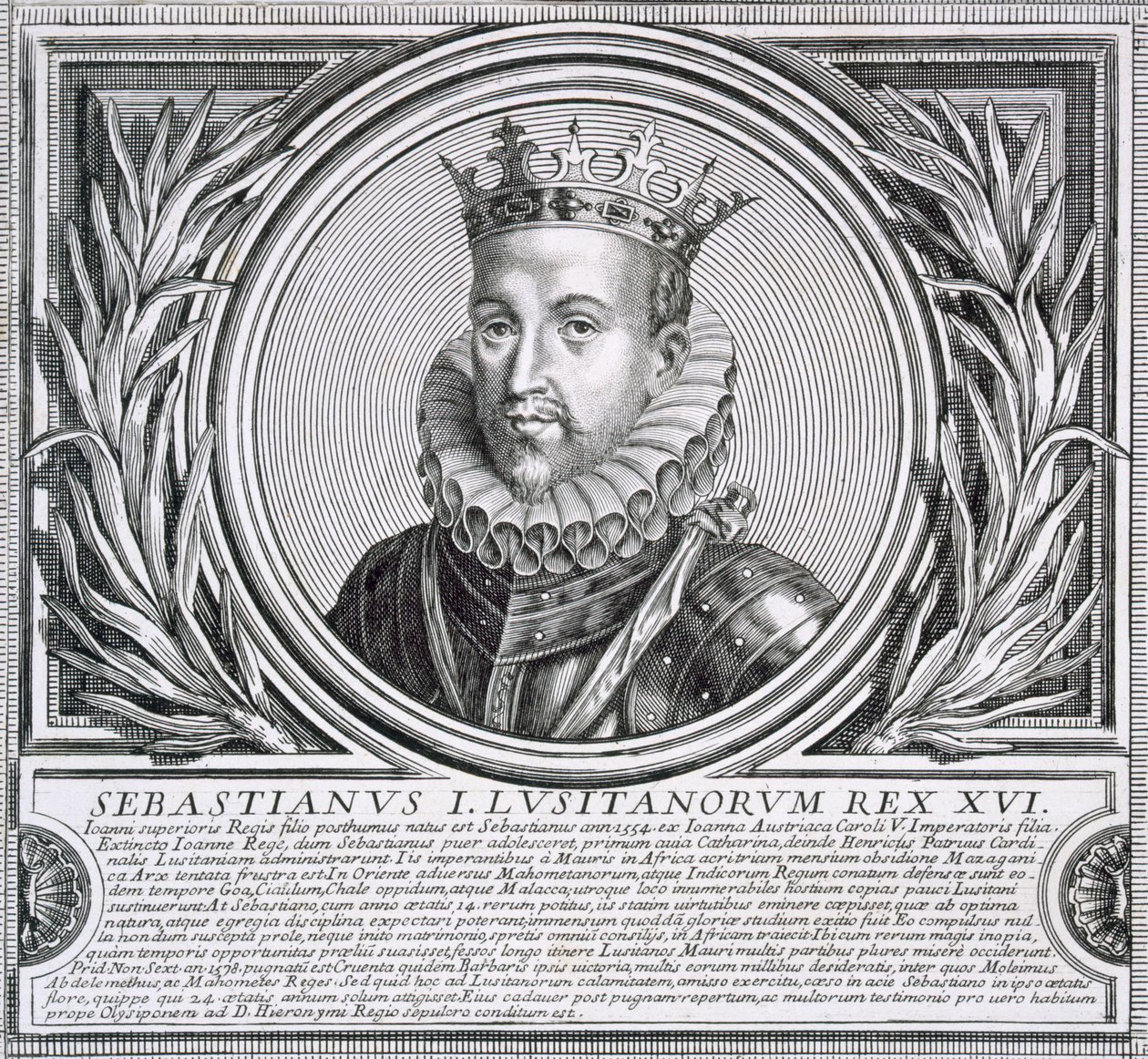 Sebastian von Portugal (Lithografie) von Unbekannt