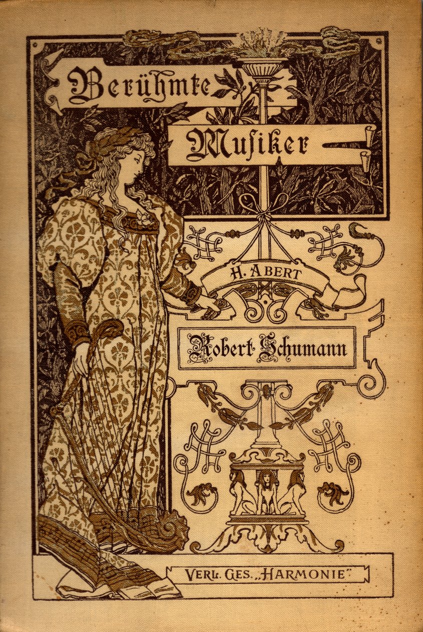 Noten von Robert Schumann (Gravur) von William M. Timlin