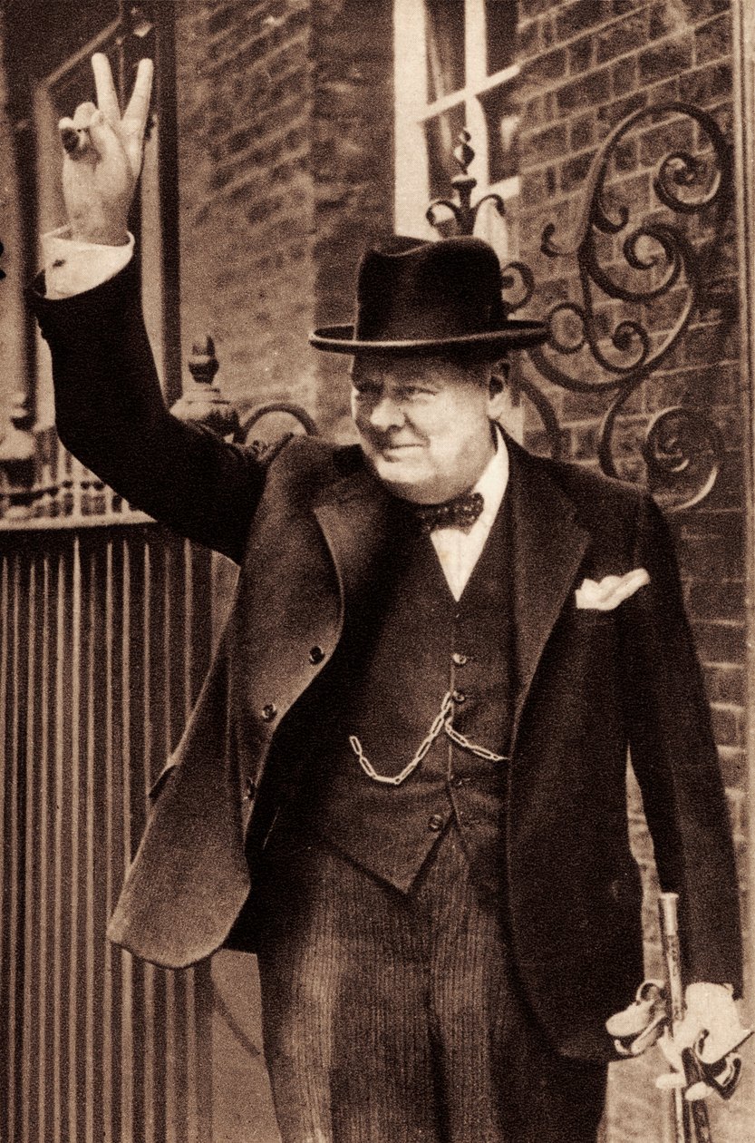 Sir Winston Churchill von Unbekannter Künstler