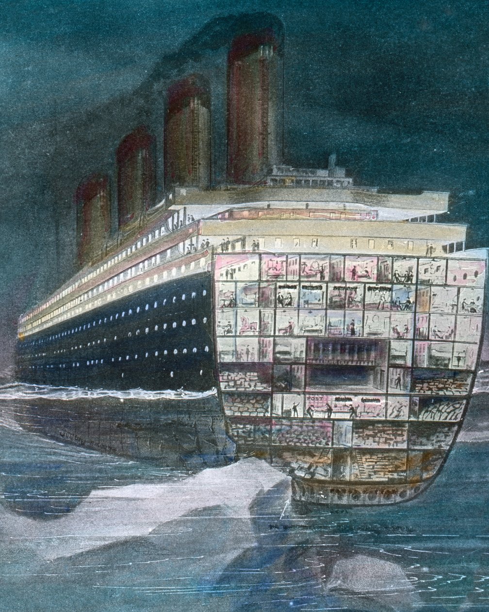 Dampfschiff auf großer Reise von Unbekannter Künstler