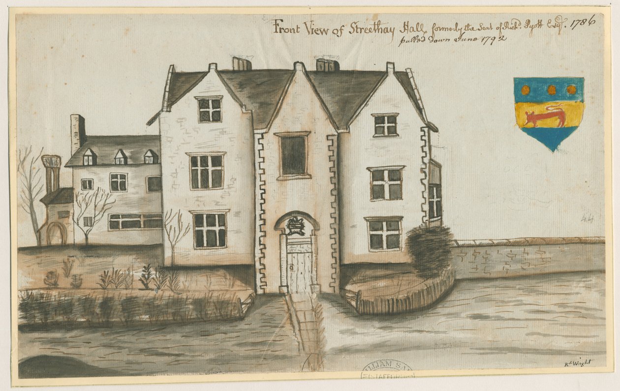 Streethay Hall von Unbekannt
