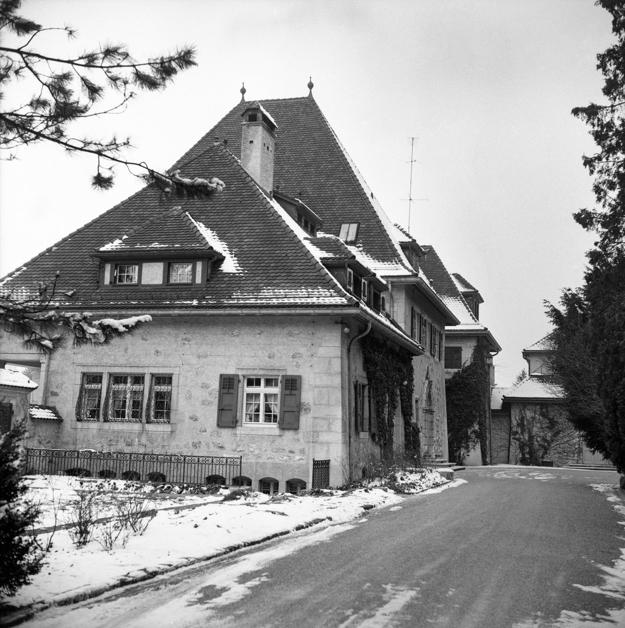 Schweiz Winterthur Villa auf Holz Roemer von Unbekannt