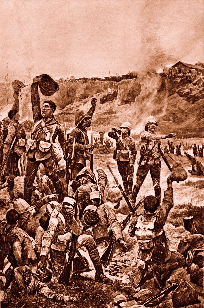 Die Kapitulation von Cronje bei Paardeberg von Unbekannter Künstler