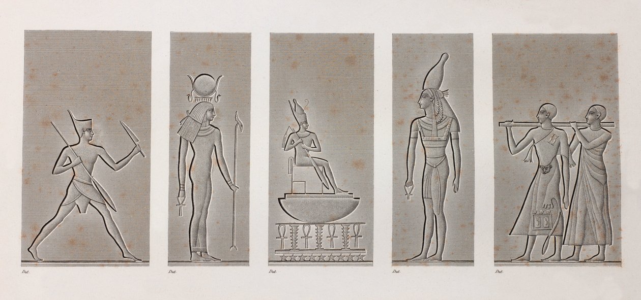 Theben, Karnak Nahaufnahme von Unbekannt