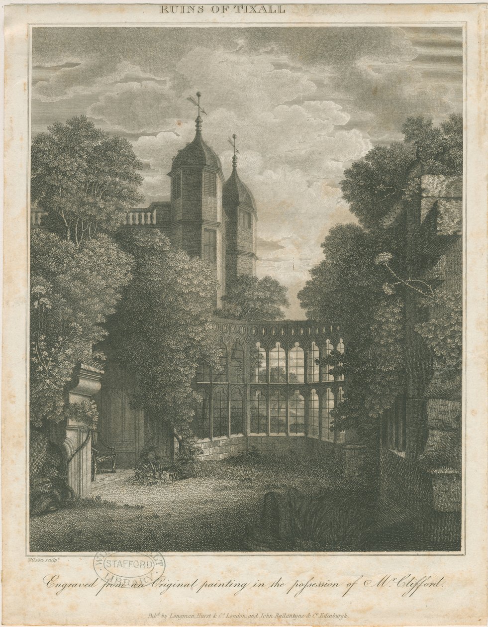 Tixall Halle von Unbekannt